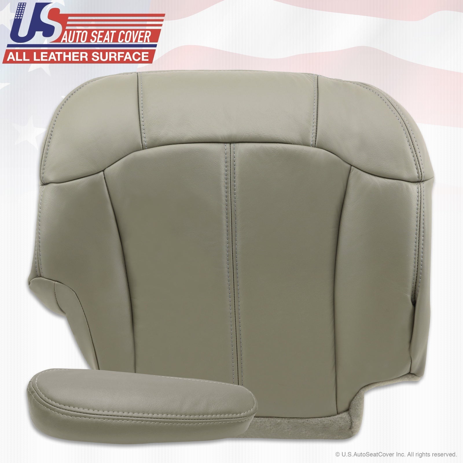 1999 2000 2001 2002 Chevy Tahoe - Suburban Upholstery leather Covers Gray Pewter