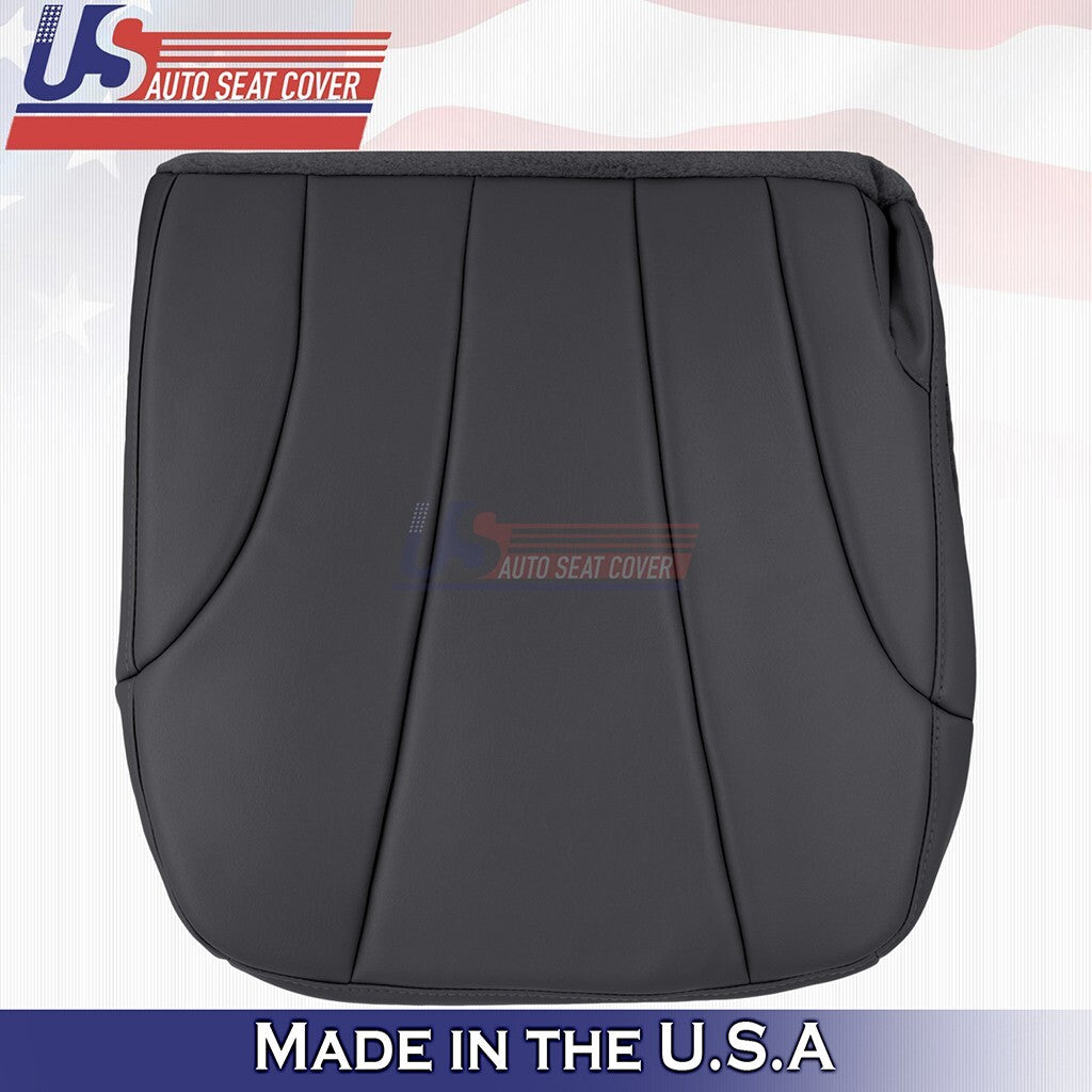 2001 2002 Fits Chevy Silverado WT Rear Set Bottoms Vinyl Seat Cover Dk Graphite