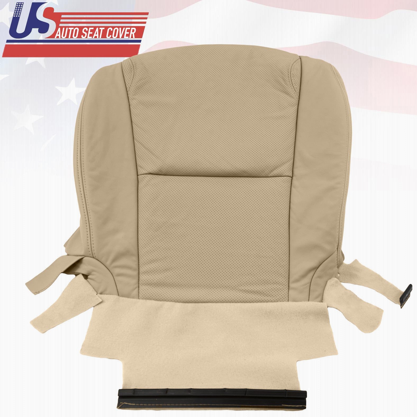 Fits 2006 Lexus GS300 300AWD 430 Driver Passenger Bottom seat cover Tan