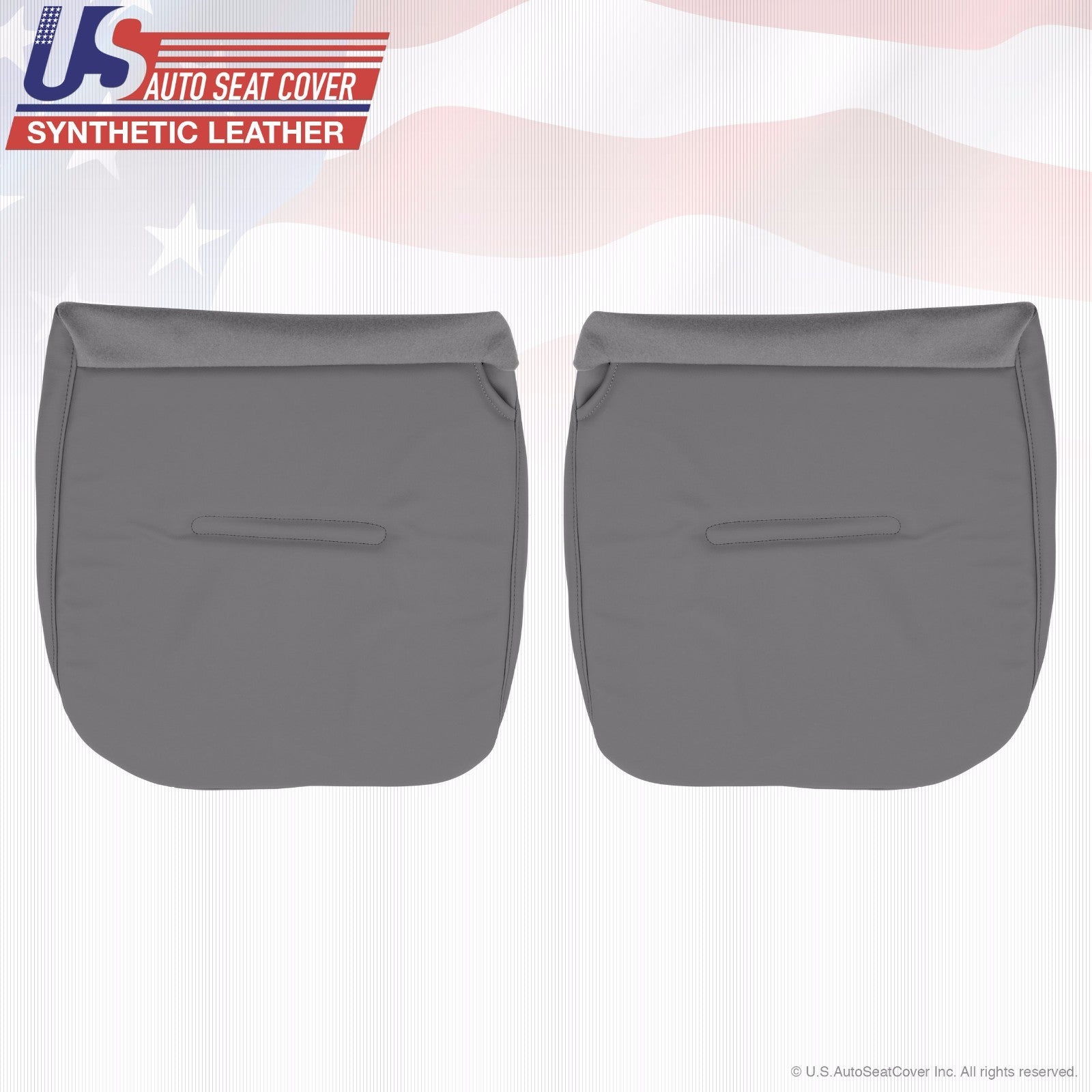 2004 2005 Ford F250 XL Work Truck Driver & Passenger Bottom Vinyl Seat Cover GRY