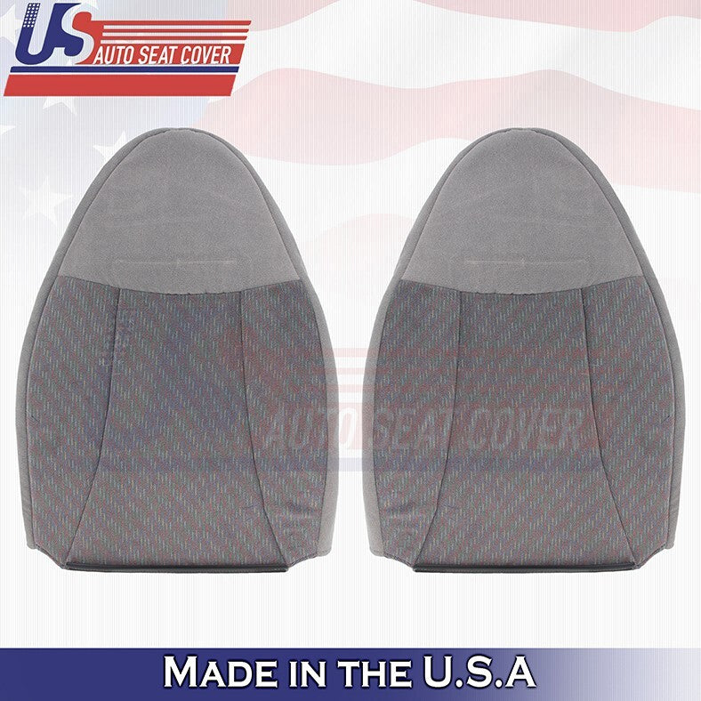 1992-1996 Fits Ford Bronco XLT Front Driver & Passenger Tops Cloth Cover Gray