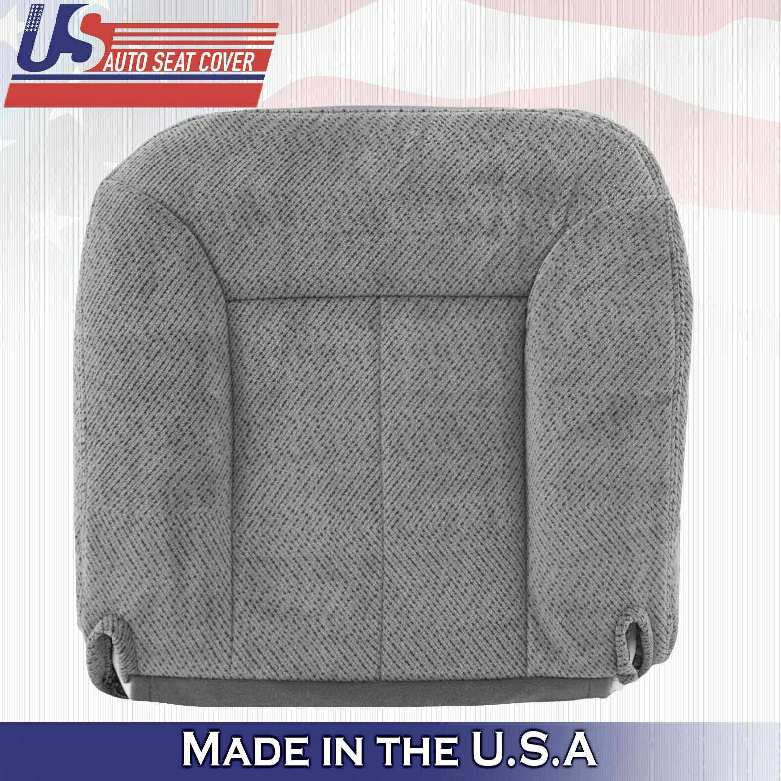 1995 to 1999 For Chevy Tahoe Suburban Passenger Bottom Cloth Seat Cover in Gray