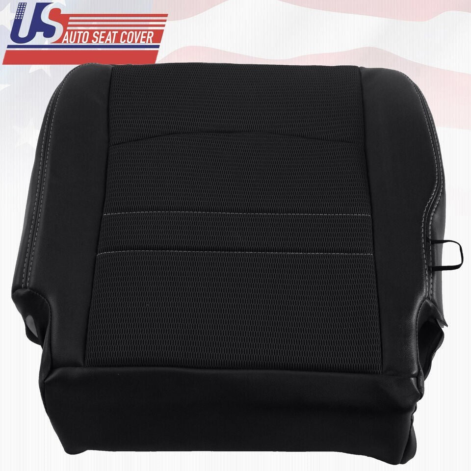 2011 2012 For Dodge Ram Sport Passenger Bottom &Top Cloth/Vinyl Cover Dk Gray