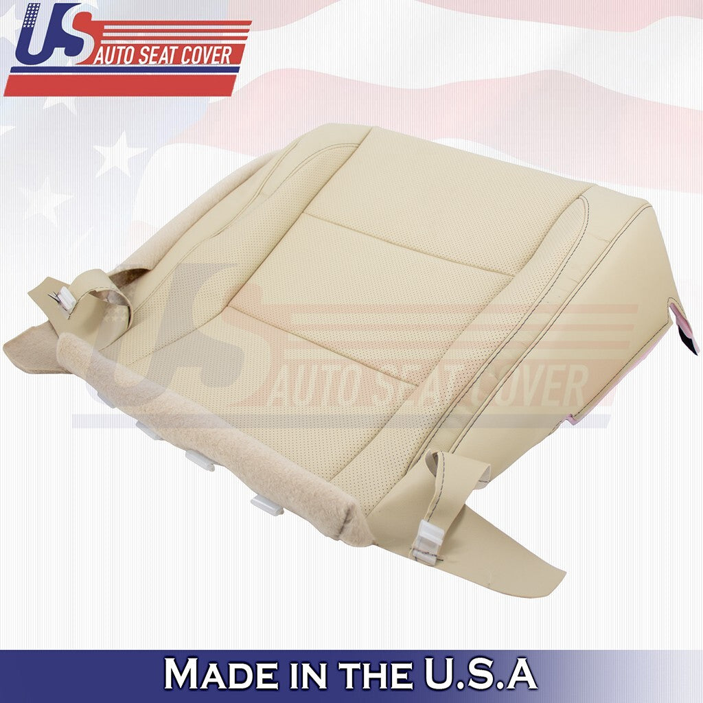 2014 to 2019 For Toyota Highlander Passenger Bottom Leather w/Perf Cover Tan