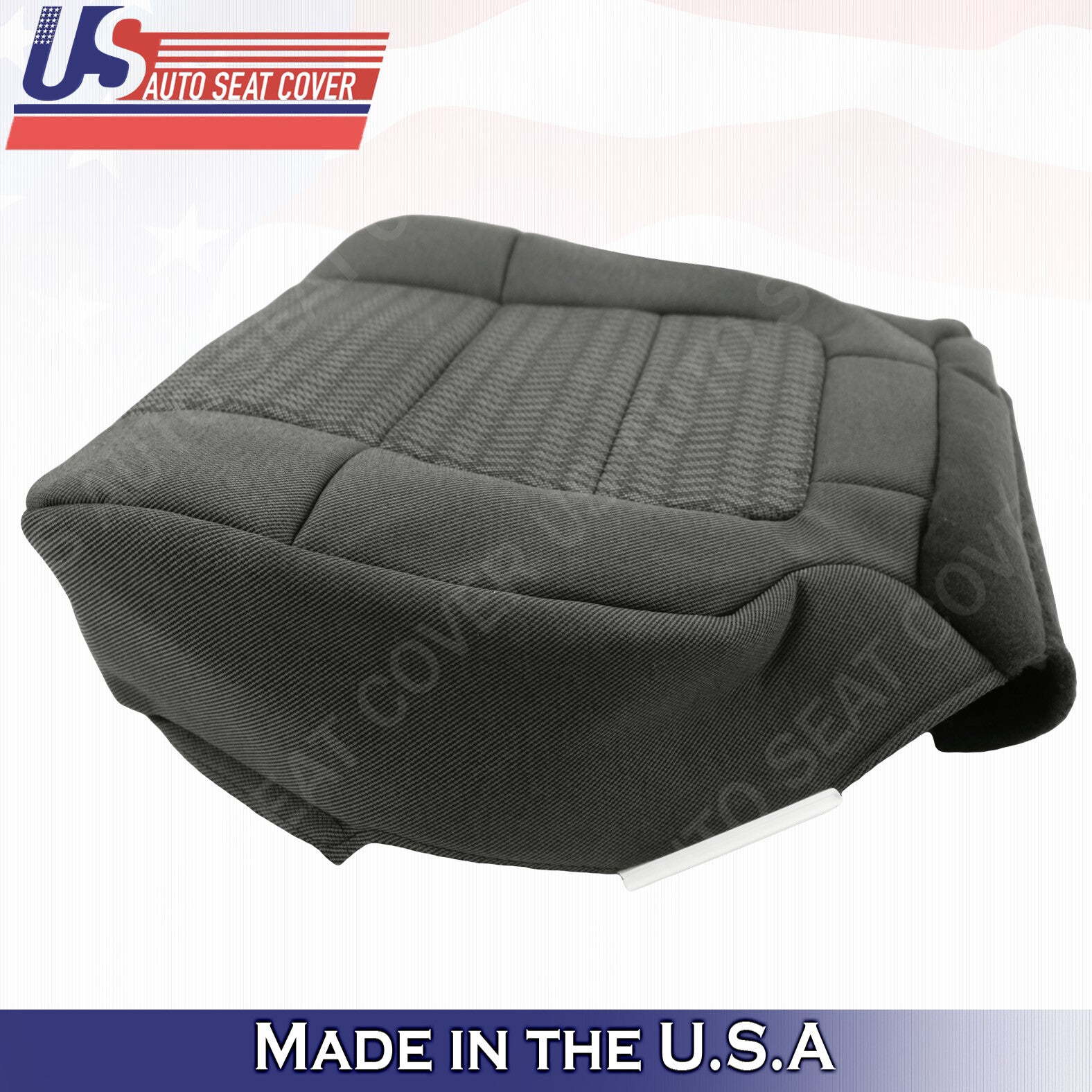 2001 2002 Ford F150 Quad Cab X-Cab Driver Bottom Cloth Dark Gray Seat Cover