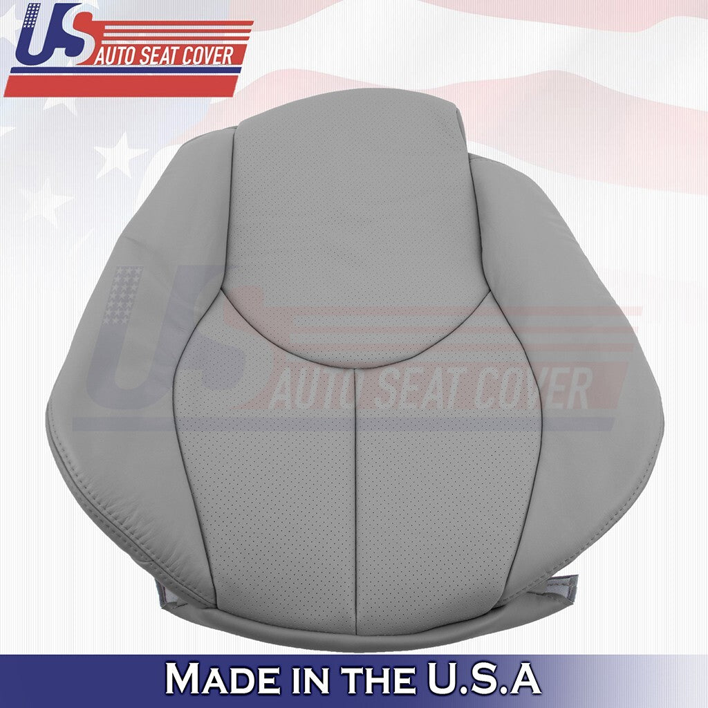 1996 to 2002 For Mercedes Benz SL320 Driver Bottom & Top Perf Leather Cover Gray