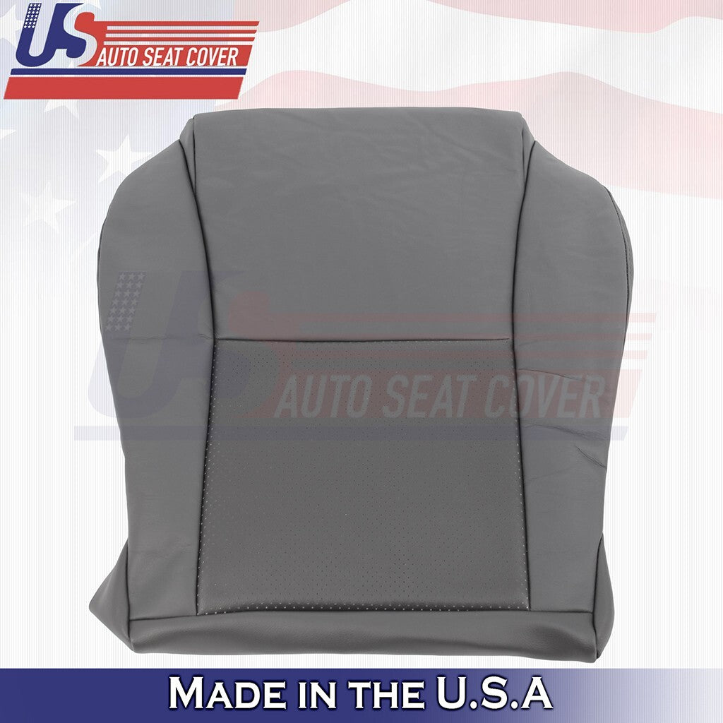 2005 -2008 For Toyota Tacoma Passenger & Driver Bottom Leather Seat Cover Gray