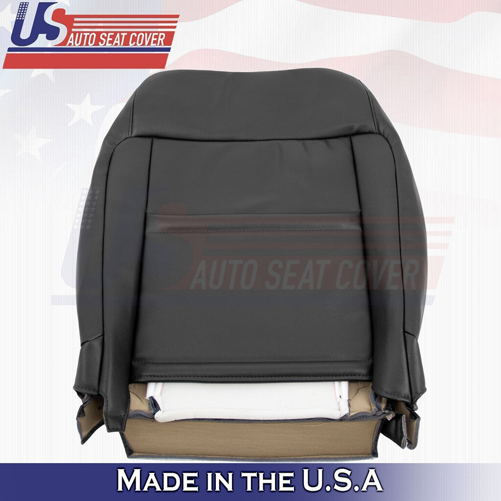 2007 2008 Fits Ford Explorer Sport Trac Driver Top Leather Seat Cover Black