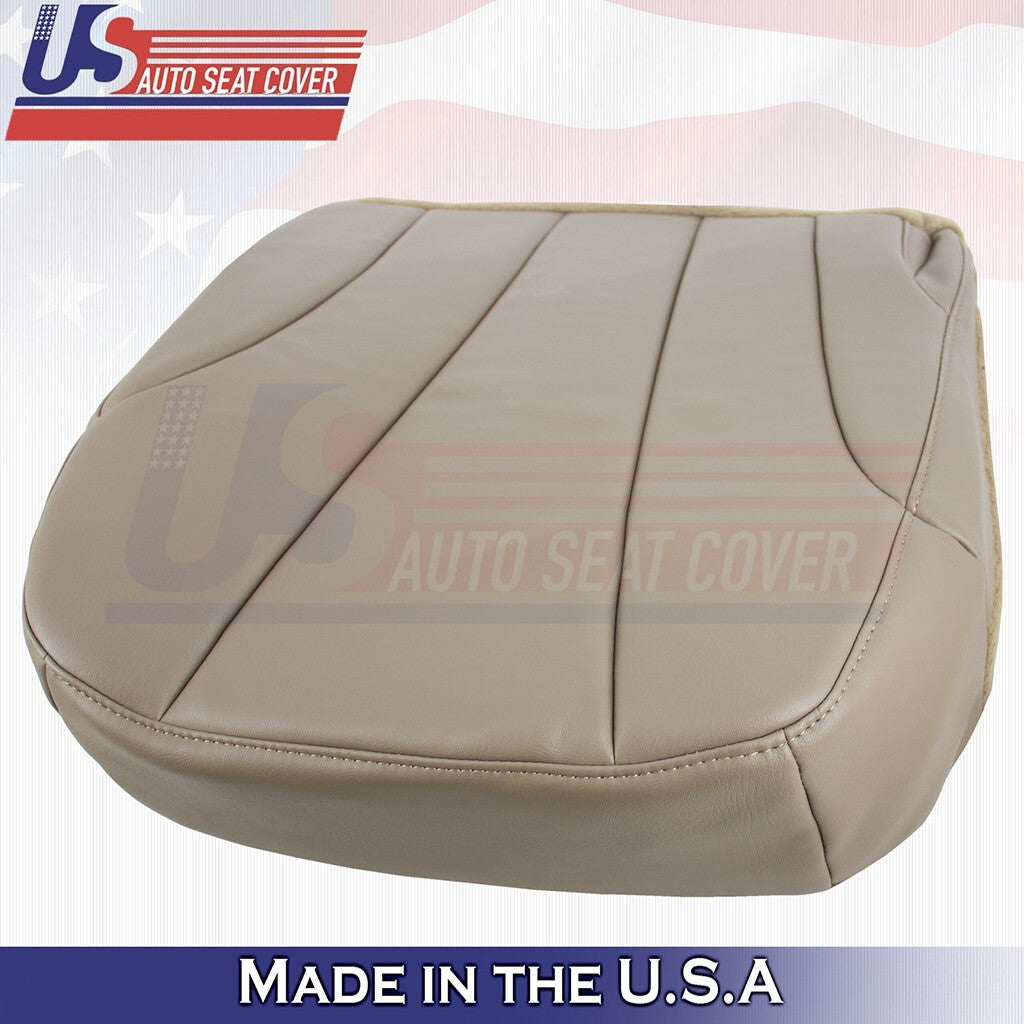 1999 2000 For Chevy Silverado WT Rear Driver &Passenger Bottoms Vinyl Covers Tan