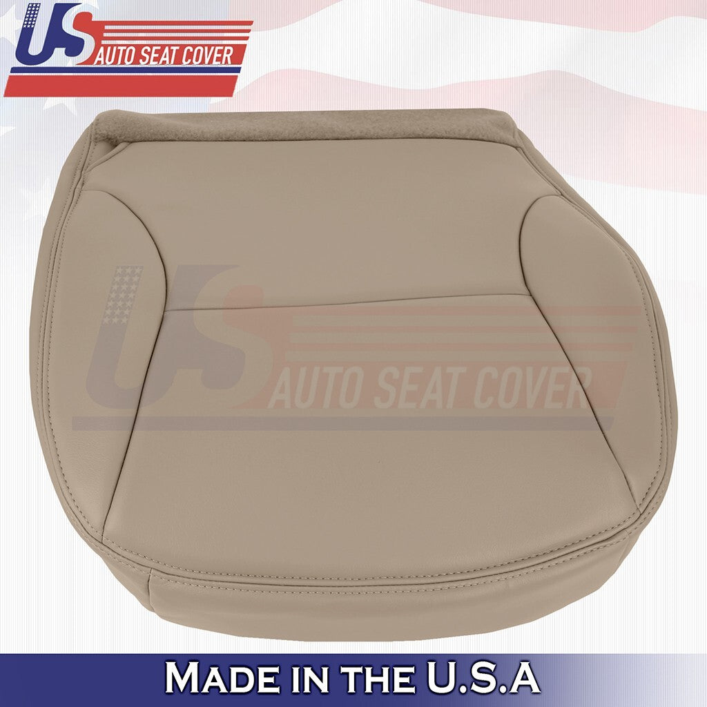 Front Set Bottoms &Tops Leather Seat Cover Tan For 1997 1998 Ford F150 Lariat