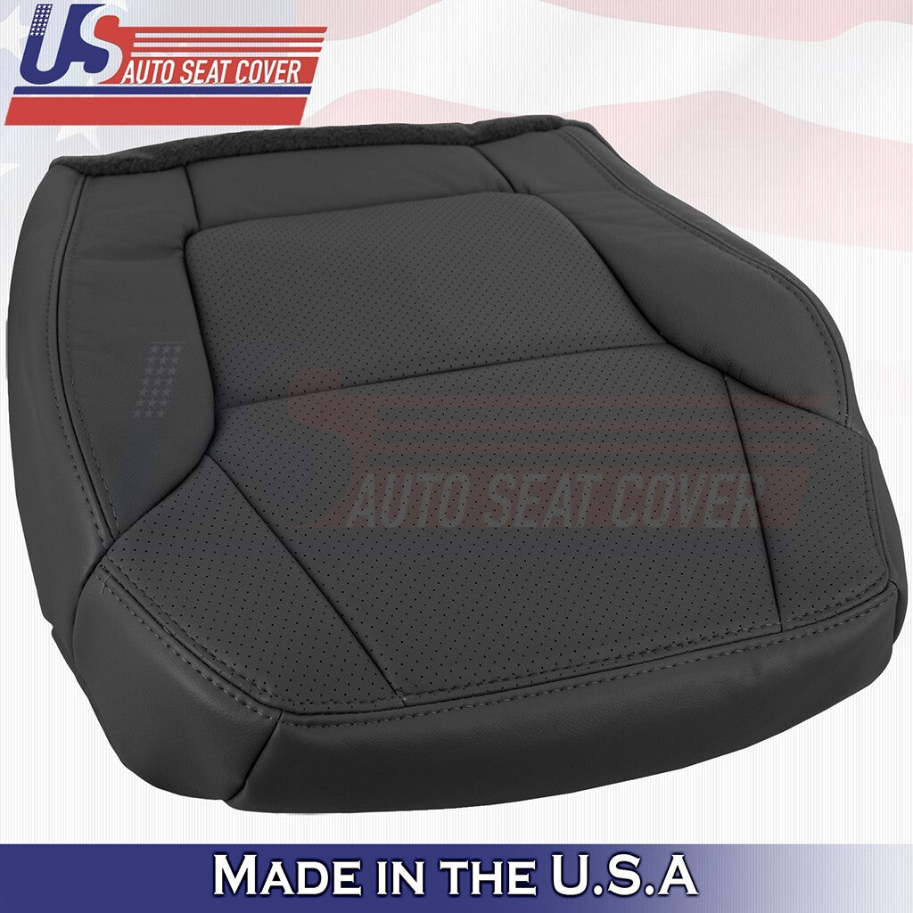 2001 to 2003 For Acura CL Type-S Passenger Bottom Perforated Leather Cover Black