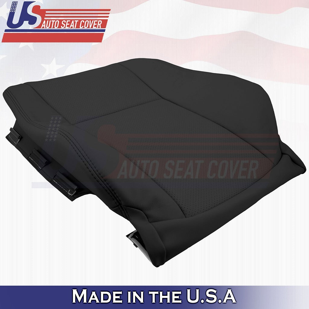 2007 to 2012 For Lexus LS460 LS600h Driver &Passenger Tops Leather Cover Black