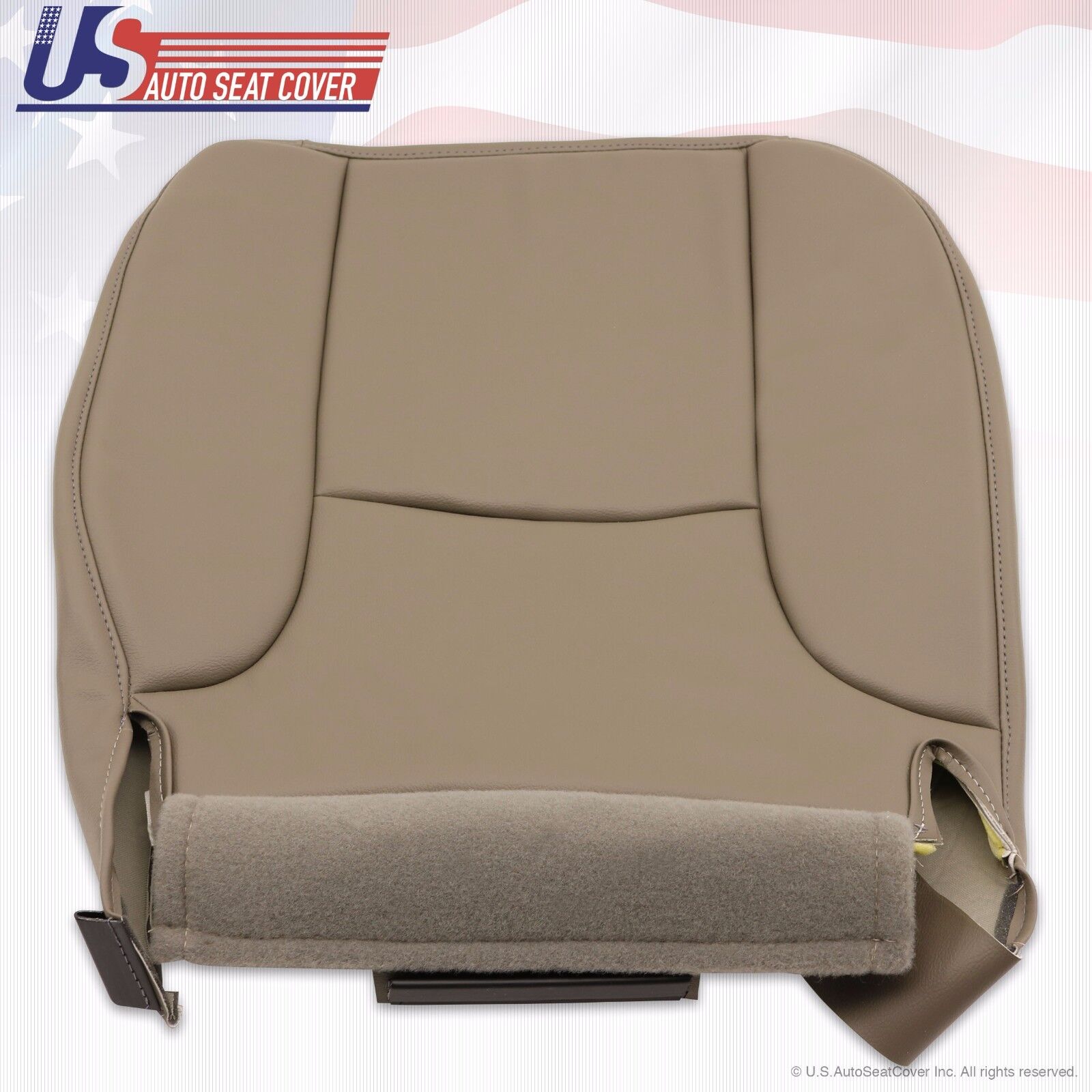 2002 2003 2004 2005 For Dodge Ram 2500 ST Passenger Bottom Vinyl Seat Cover Tan