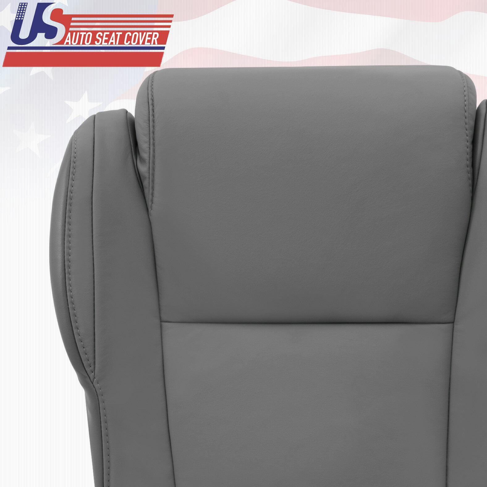 Fits 2007 2008 Toyota Tundra Passenger Bottom Gray Leather Seat Cover