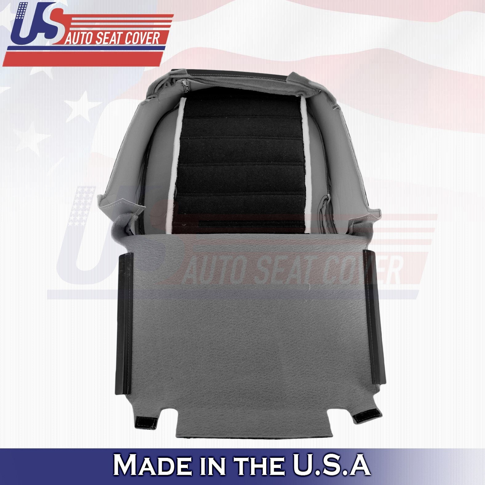 2003-2007 FOR Hummer H2 REAR Driver & Passenger BottomsTops Leather Cover Black