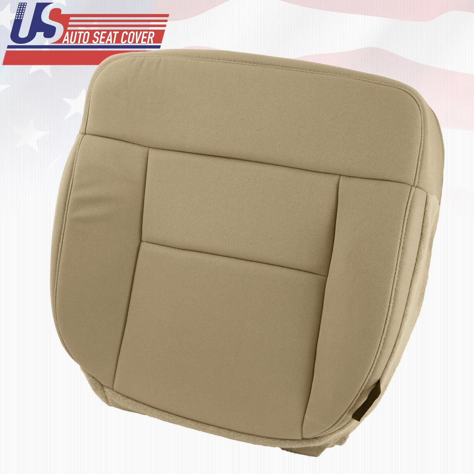 2004 2005 Ford F150 STX XL Driver Bottom Replacement Cloth Seat Cover Pebble Tan