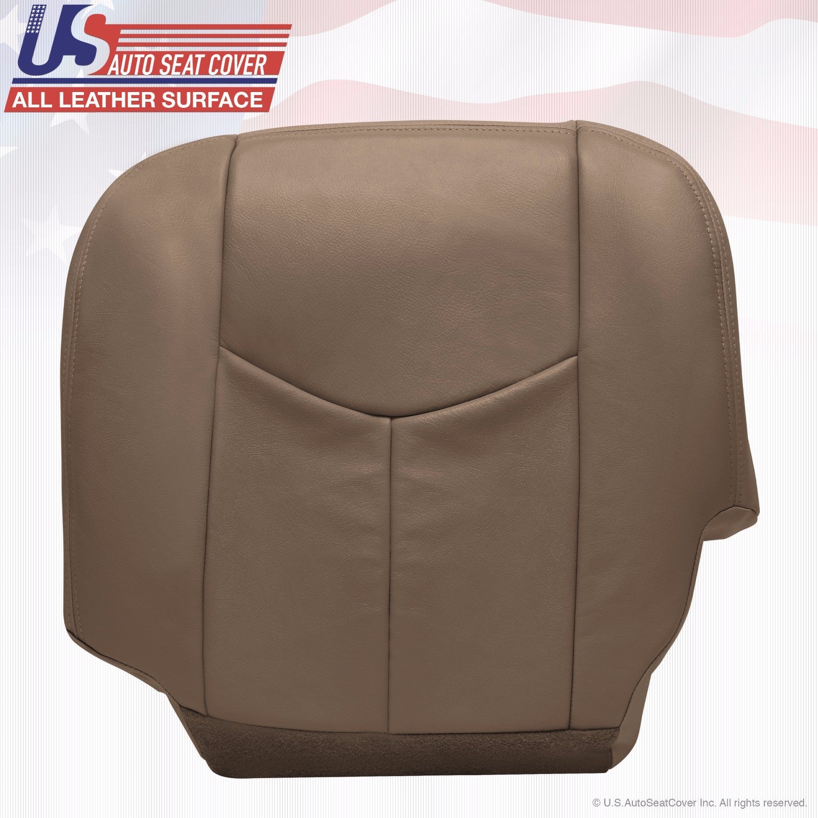 2003 To 06 GMC Sierra 1500 2500 3500 HD Upholstery leather seat cover Tan 52I