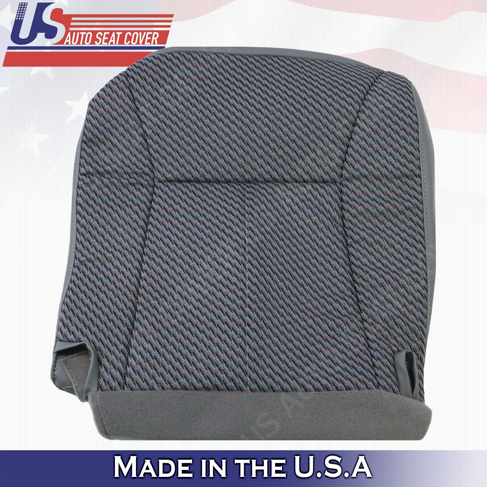 1998 - 2002 W/T Fits Dodge Ram Driver Front CLOTH Seat Replacement Covers Gray