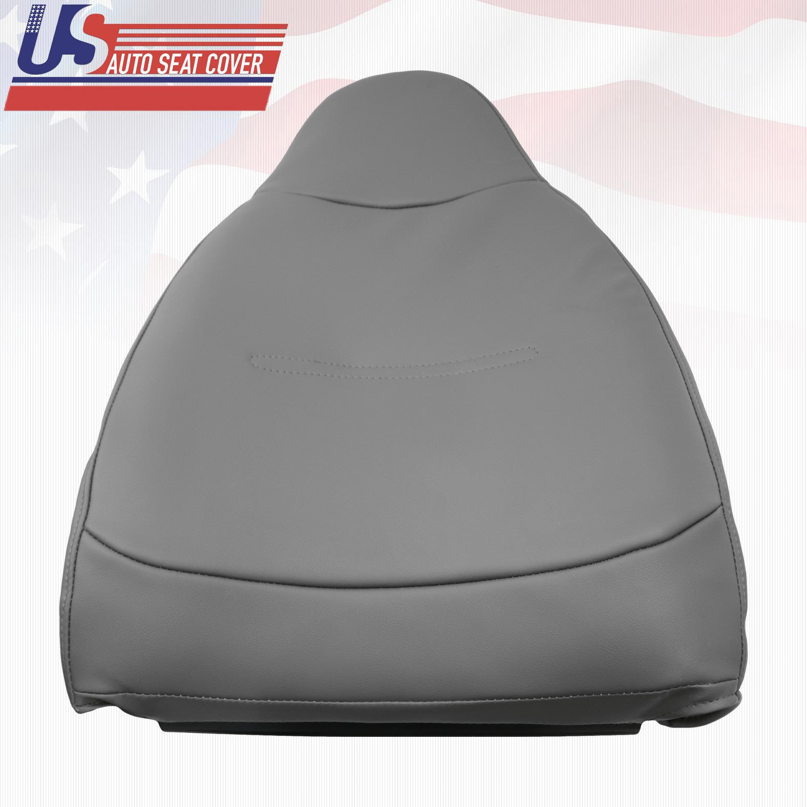 2002 to 2007 Fits Ford F250 F350 F450 XL Passenger Top Vinyl Seat Cover Gray