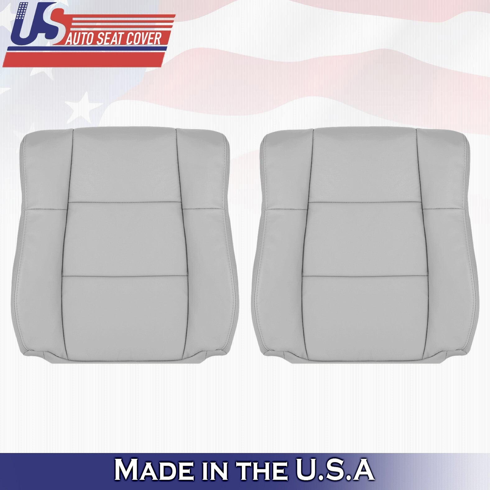 1997 1998 1999 For Lexus ES300 Driver & Passenger Top Leather Seat Covers Sage