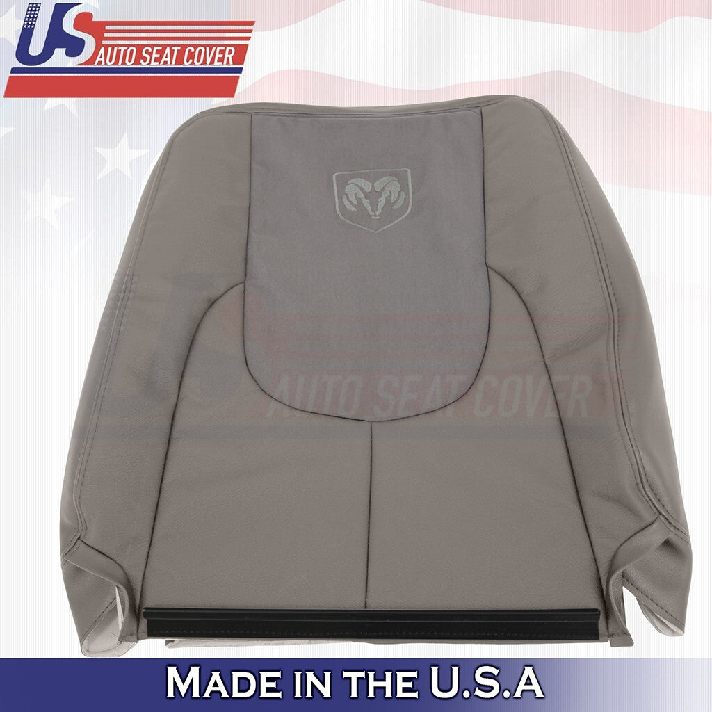 2002 2003 Fits Dodge Ram 2500 Laramie Driver Bottom &Top Leather Seat Cover Tan