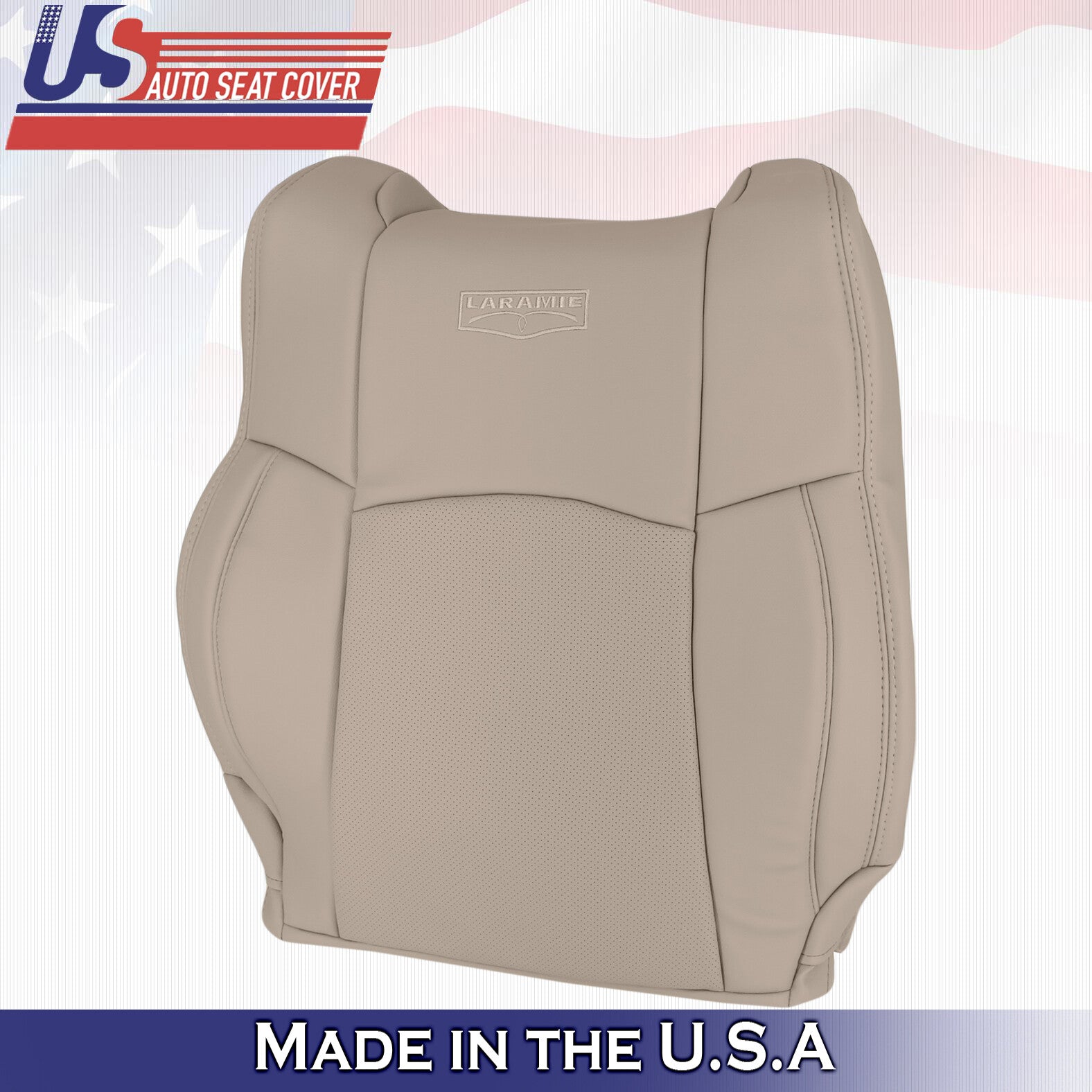 2009 2010 2011 2012 For Dodge Ram Laramie Driver Side Top Leather Cover Tan