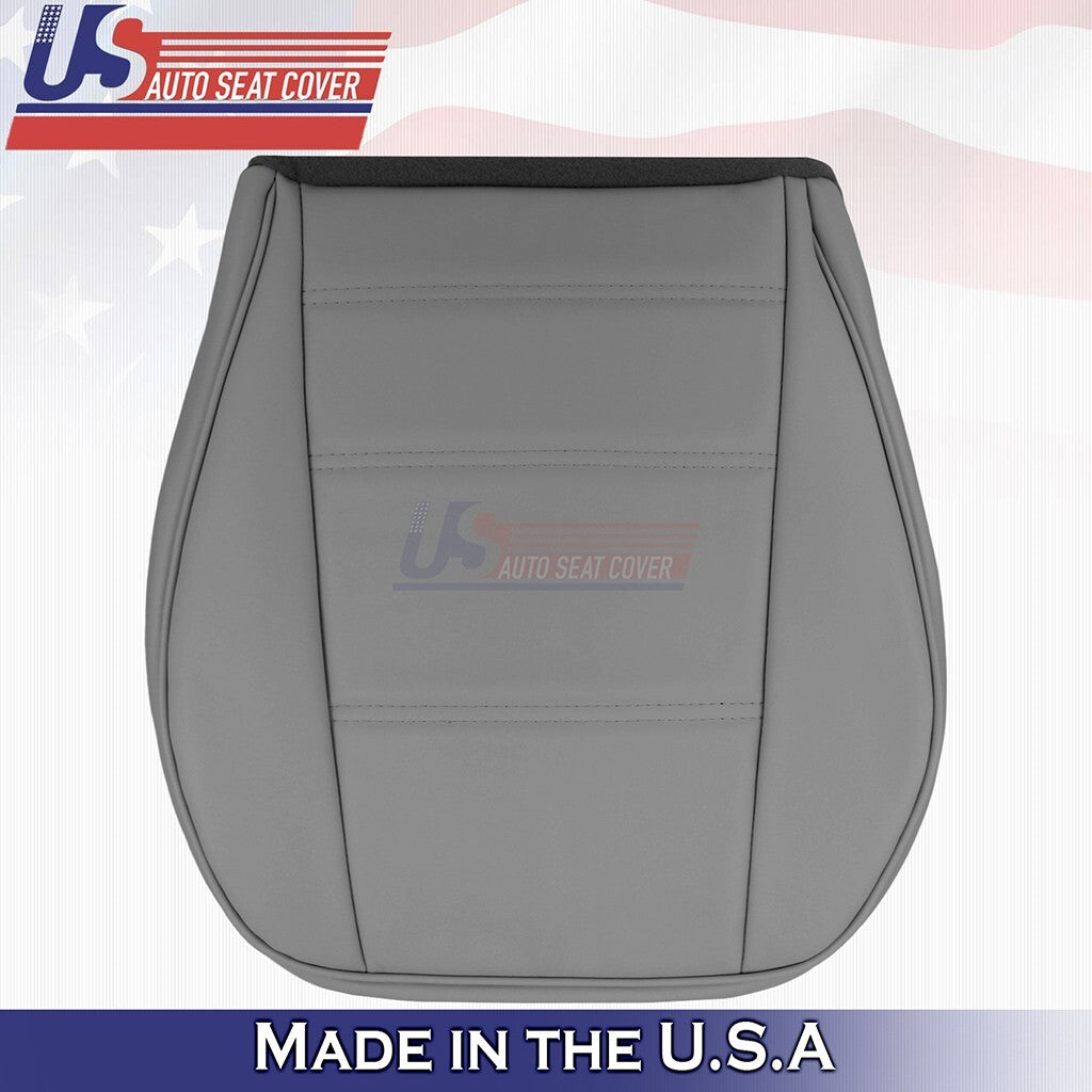 1999-2004 FOR Ford Mustang V6 Driver Bottom &Top Genuine Leather Seat Cover Gray