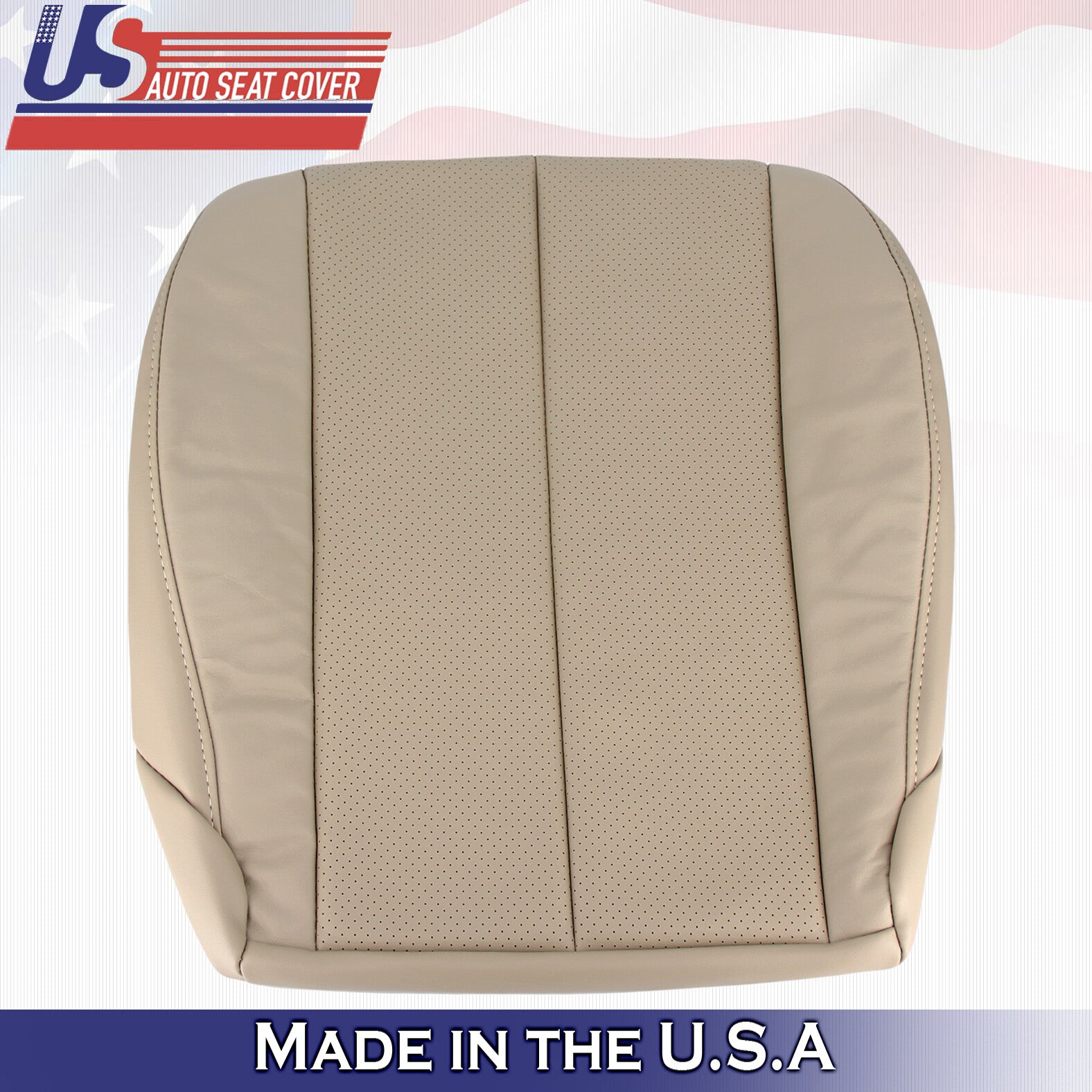 1999 to 2003 For Toyota Camry Solara Driver Passenger Leatherette Covers in Tan