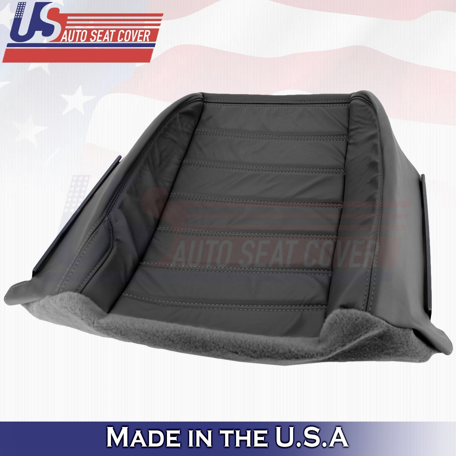 2003-2007 FOR Hummer H2 REAR Driver & Passenger BottomsTops Leather Cover Black