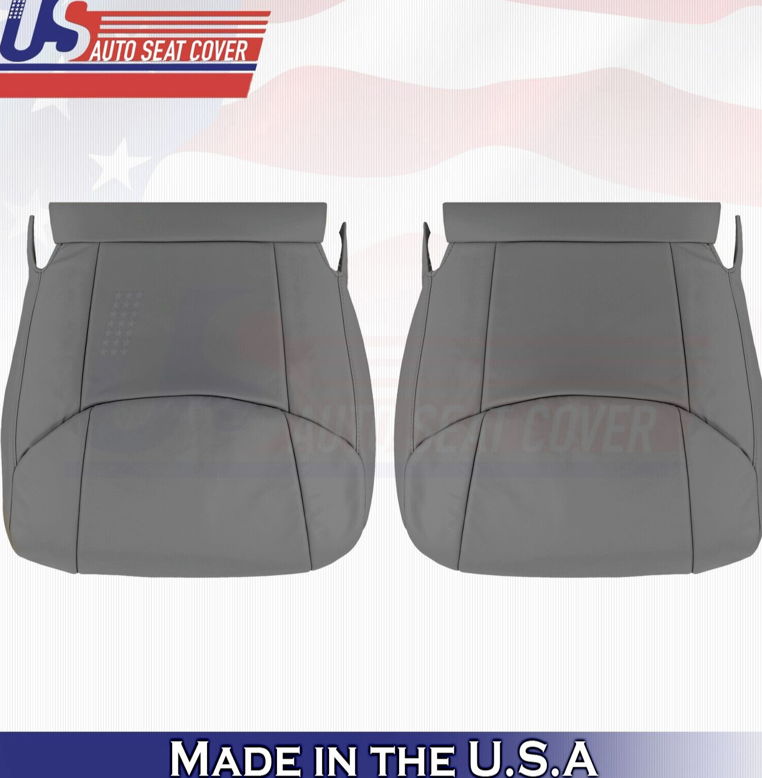 2011 2012 For Toyota Avalon Driver & Passenger 2x Bottom Leather Covers Graphite