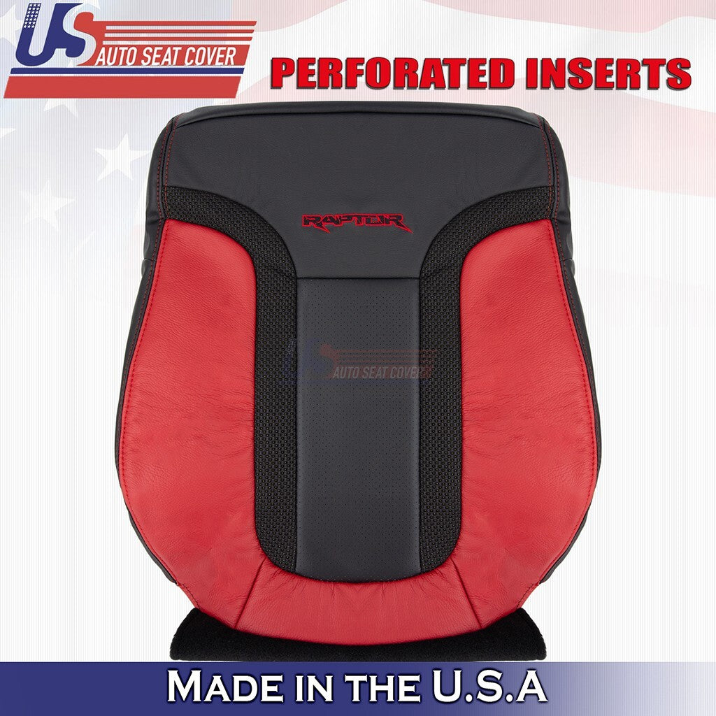 Passenger Tops & Bottoms Cover Black/Red For 2010 to 2014 Ford F150 Raptor