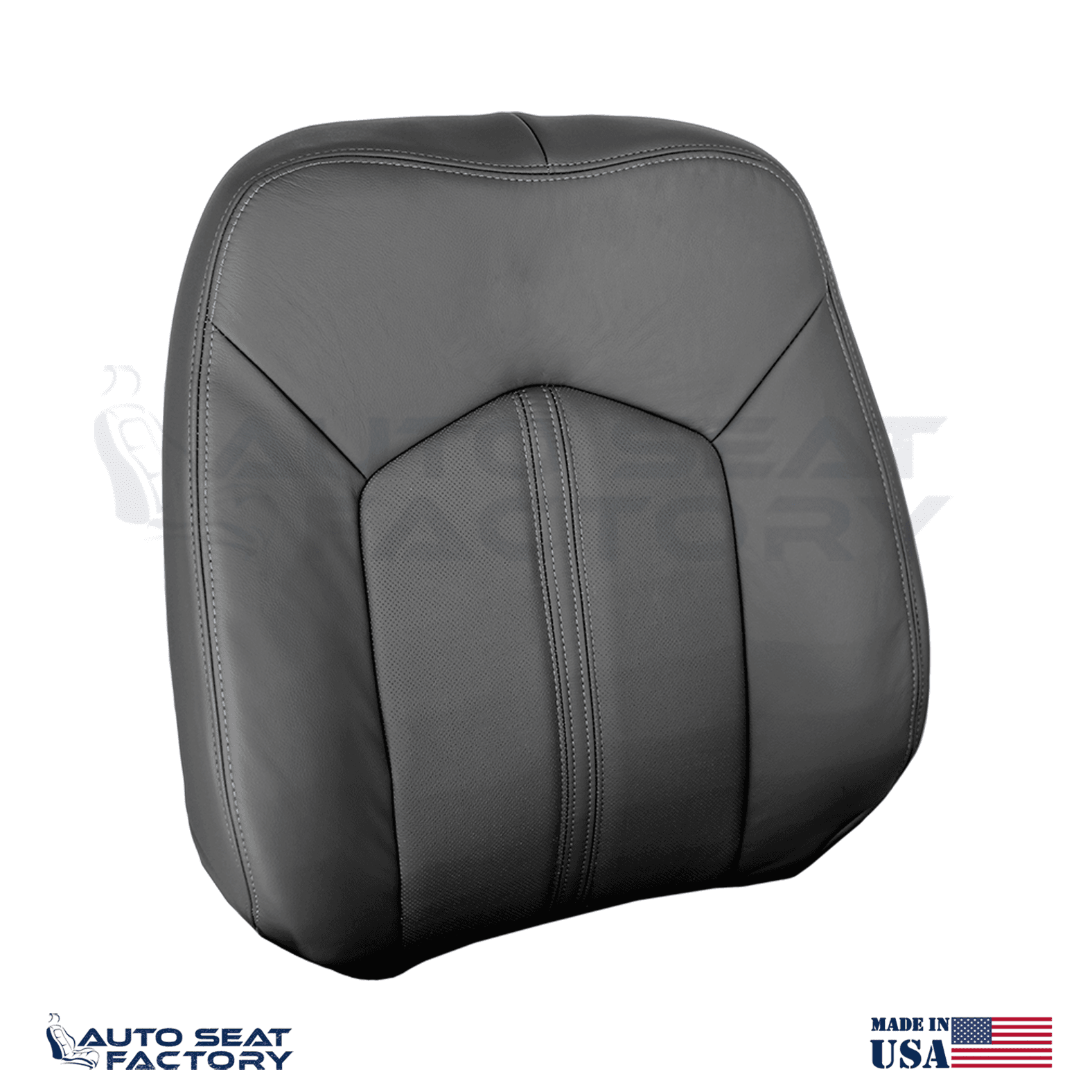 Replacement 2010 - 2016 Fits Cadillac SRX Ebony Vinyl Seat Covers, Perforated