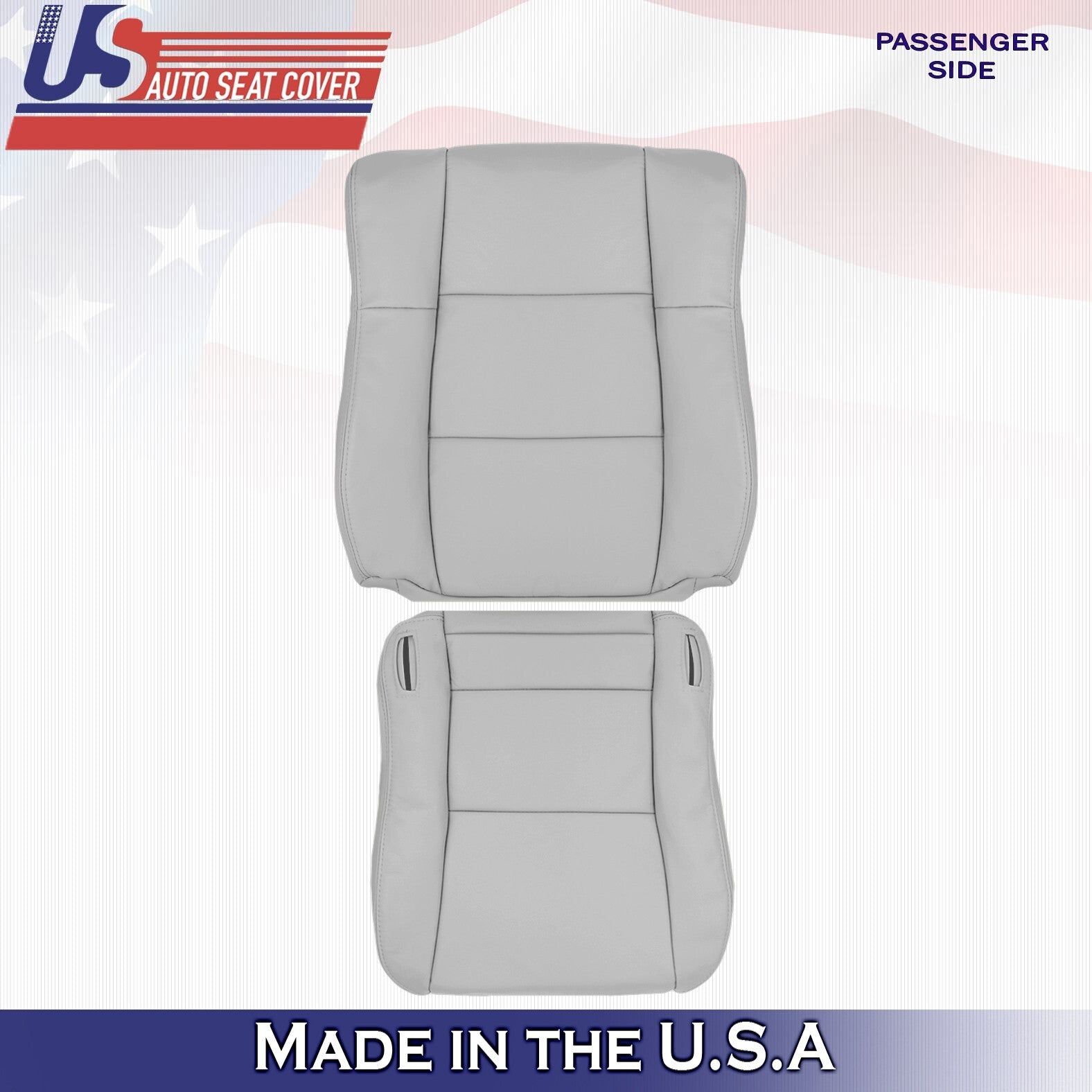 1997 1998 1999 For Lexus ES300 Passenger Top & Bottom Leather Seat Covers Sage