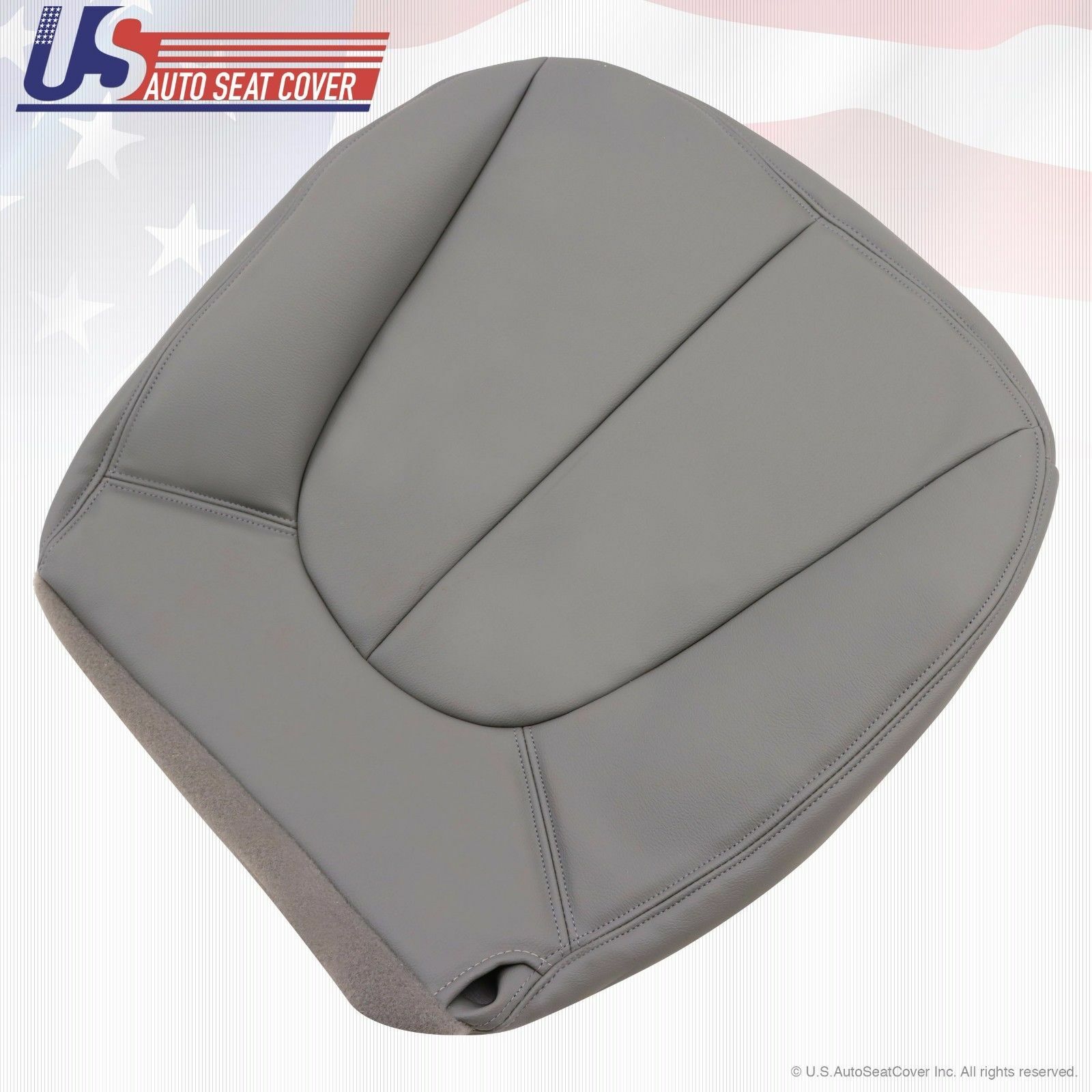 1997 1998 1999 01 2002 Ford Expedition XLT Driver Bottom Leather Seat Cover Gray