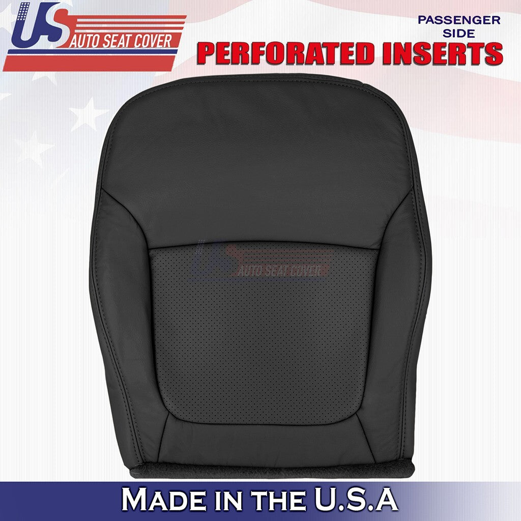 2002 2003 Fits Acura TL Type S PASSENGER Bottom Leather Seat Cover Black