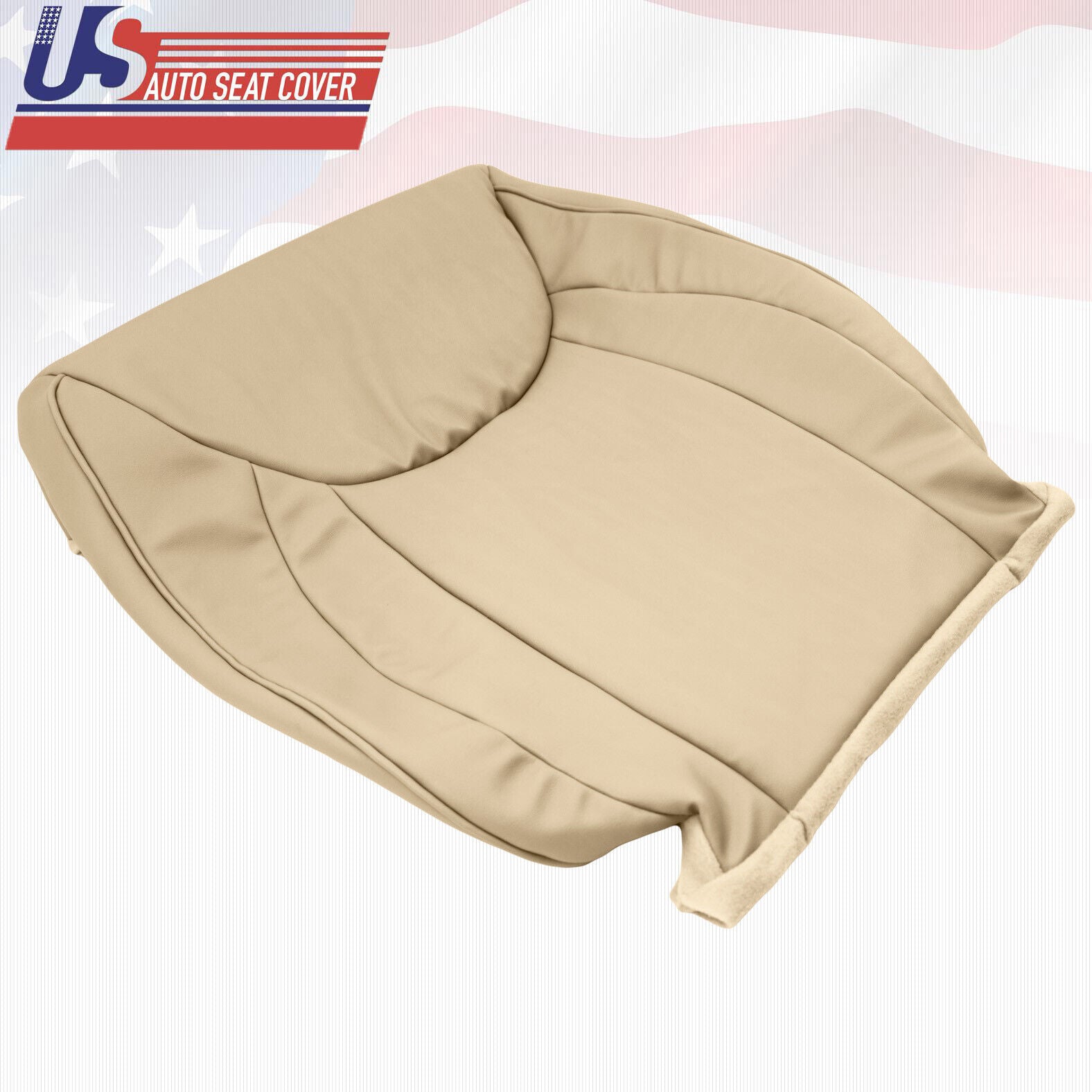 Driver & Passenger top Leather Seat Cover Tan For 2001 to 2006 Lexus LS430