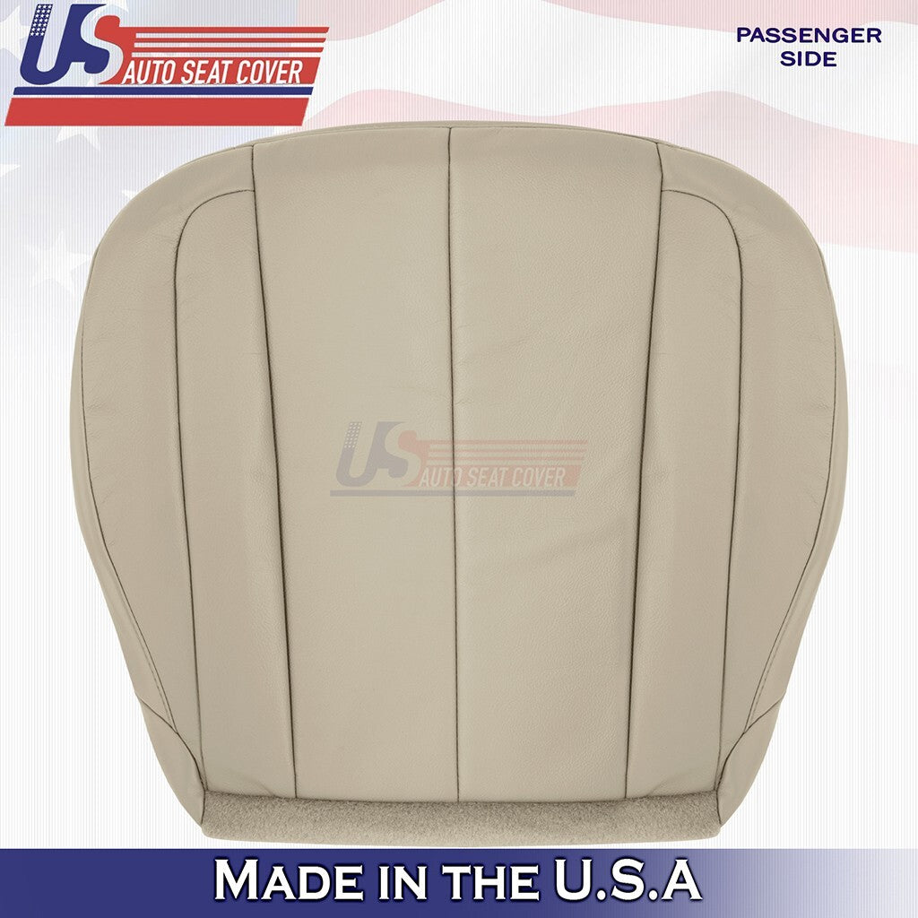 2000 to 2004 Fits Toyota Avalon Passenger Bottom Leather Seat Cover Ivory Tan