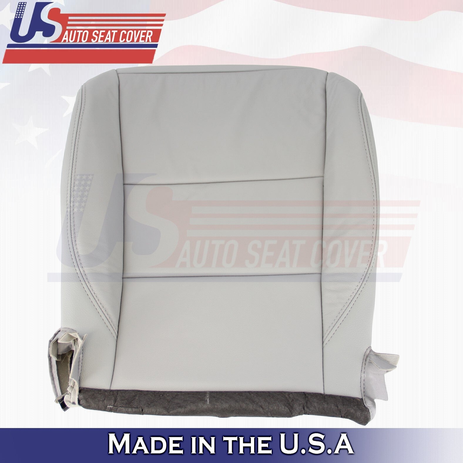 2017 to 2019 For Toyota Sienna Driver &Passenger Bottoms Leather Seat Cover Gray