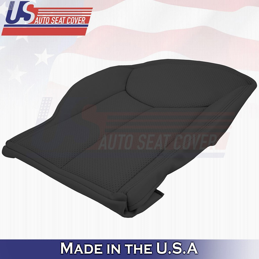 2003 to 2007 Fits Mercedes Benz SL600 Driver Bottom Perf Leather Cover Black