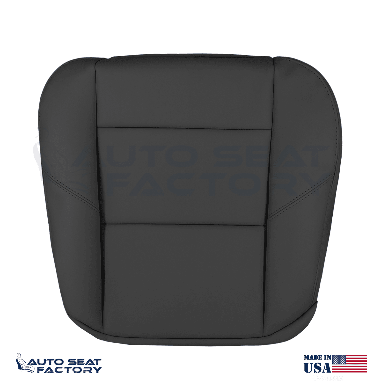 Replacement For 2007 -2010 Volvo C70 Left & Right Bottom Black Vinyl Seat Covers