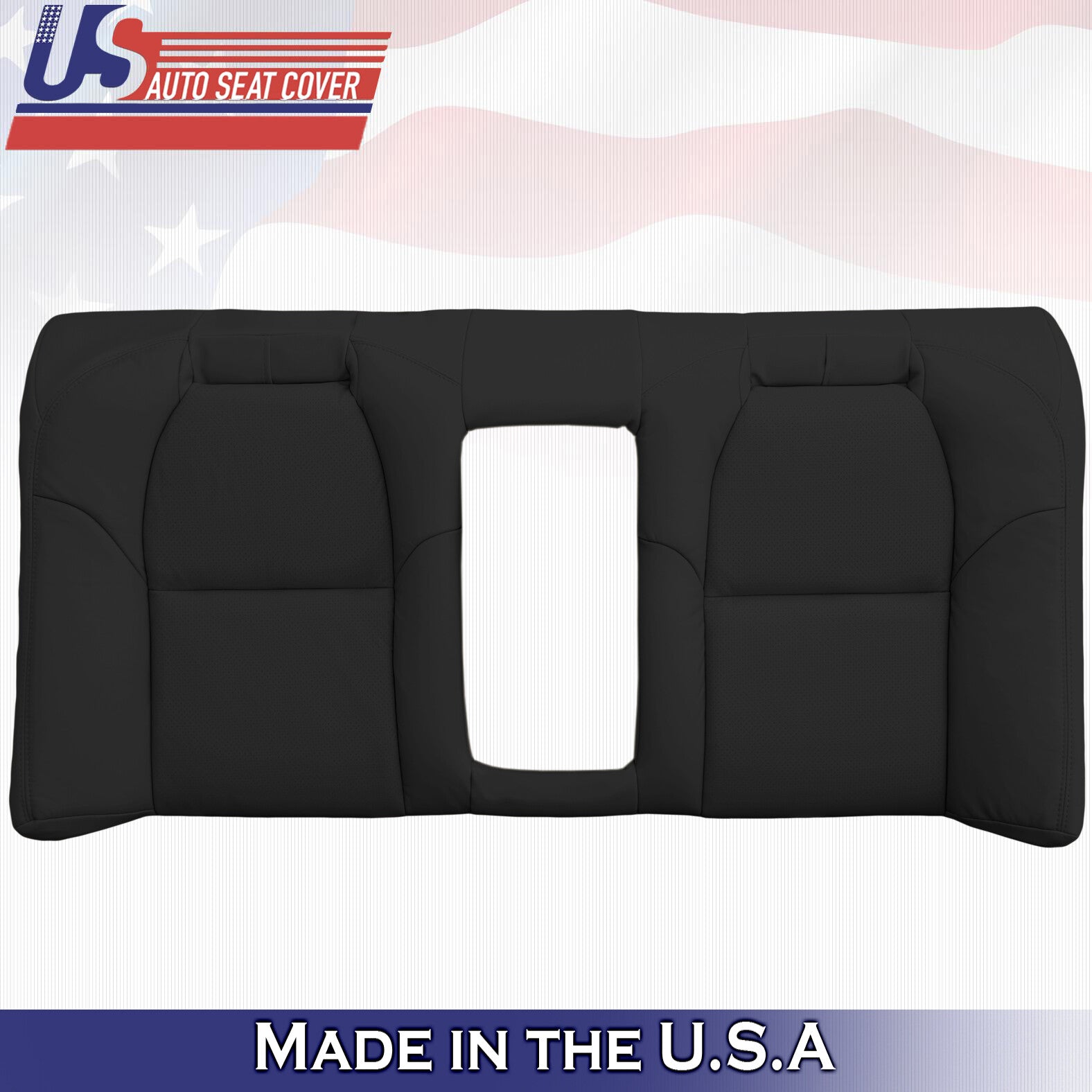 2004 Fits Acura TL Rear Bench Top Perforated Leather Replacement Seat Cover BLK