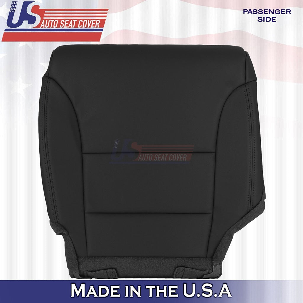 2012 to 2016 For Honda CR-V Front Passenger Bottom & Top Leather Seat Covers BLK