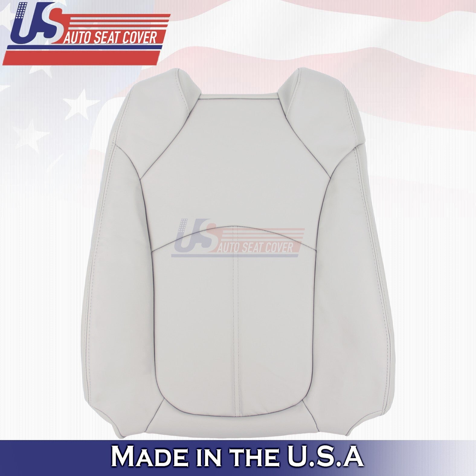 Fits Buick Enclave 2008 to 2012 Driver & Passenger Tops Leather Cover Gray