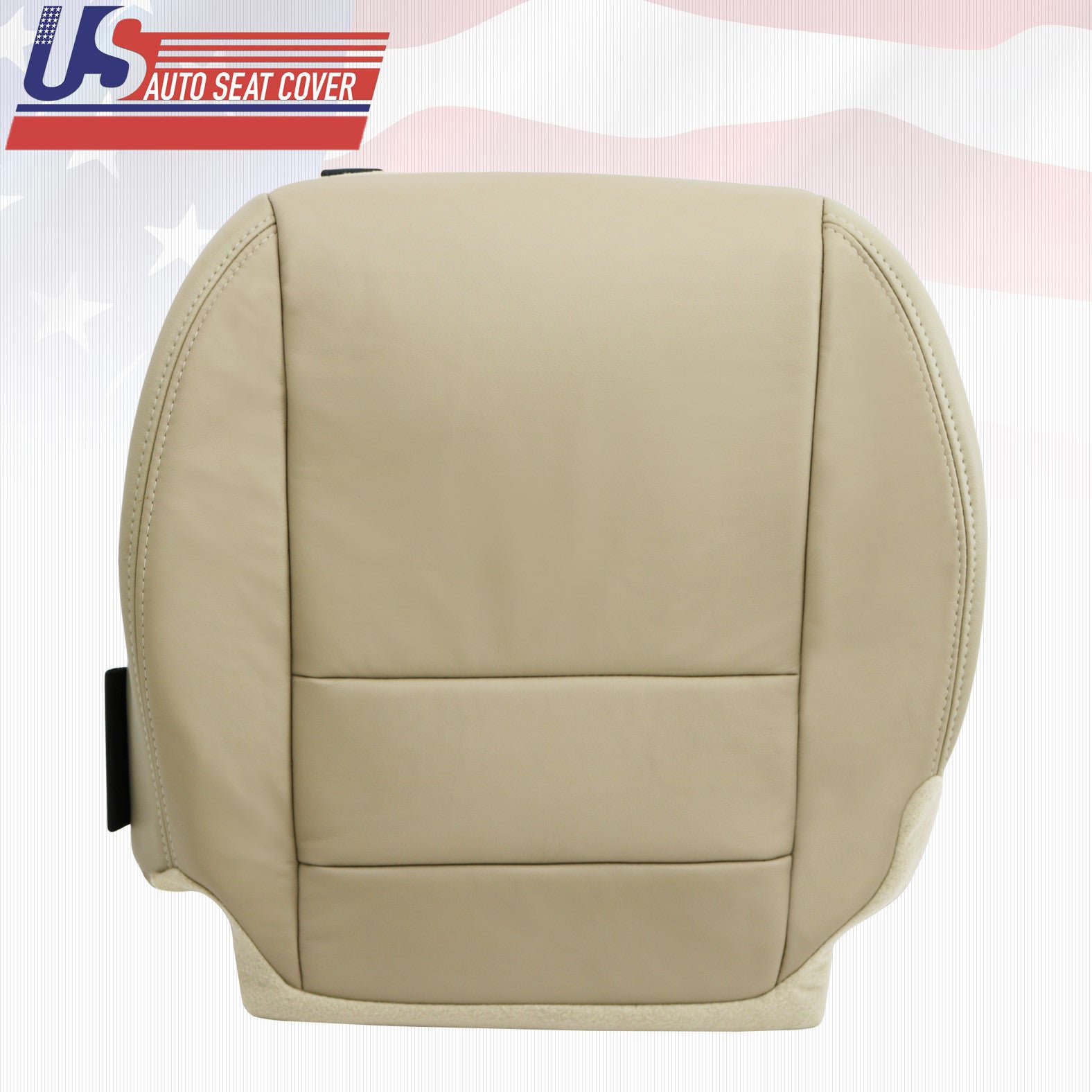 Fits 2007 - 2012 Acura MDX Driver Lower Genuine Leather Seat Cover in shade TAN