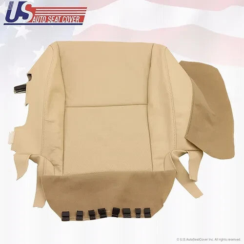 Passenger Top & Bottom Leather Seat Cover Tan 2010 to 2015 For Lexus RX450H