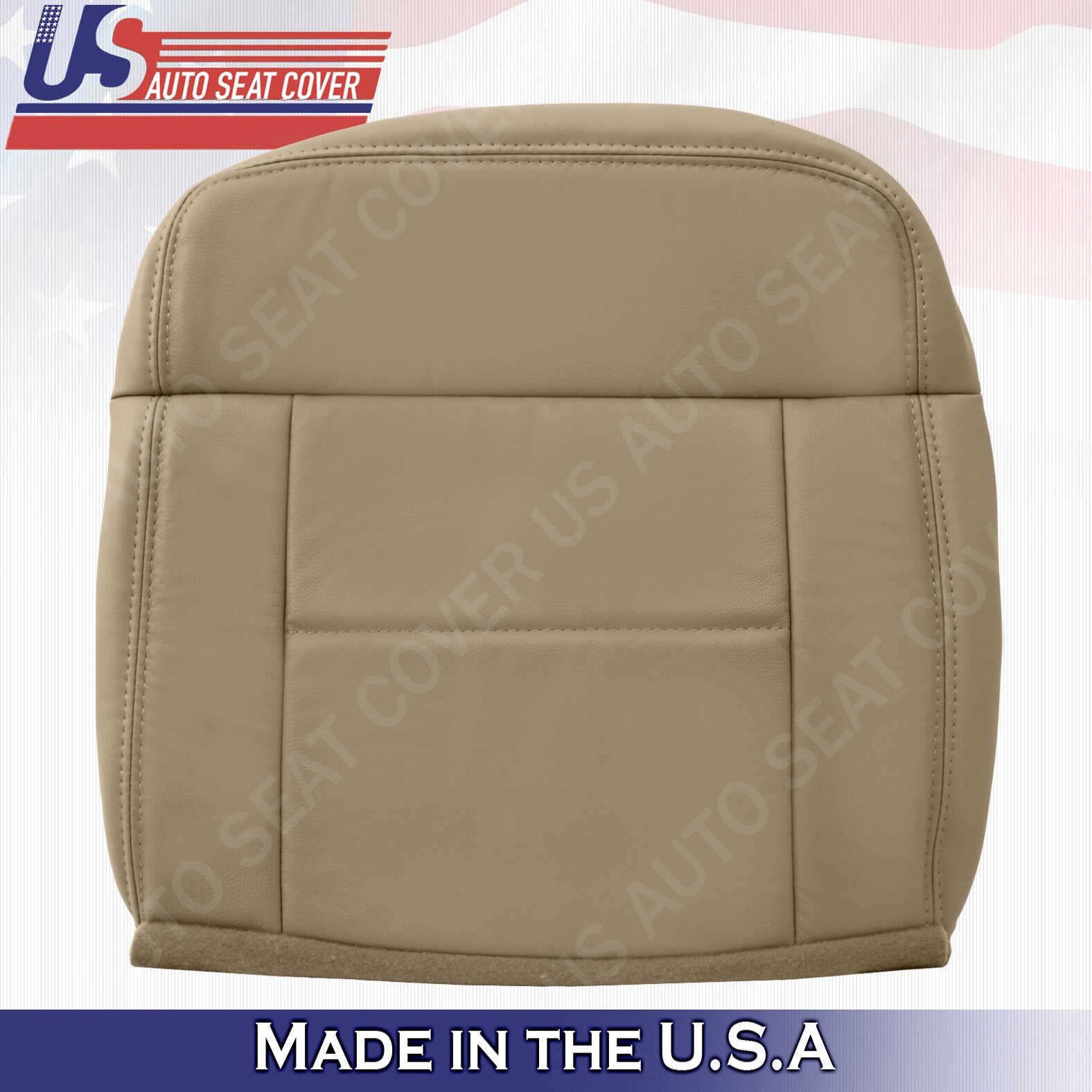 2005 2006 2007 2008 Fits Ford F150 Lariat Rear Bottoms Leather Seat Cover Tan