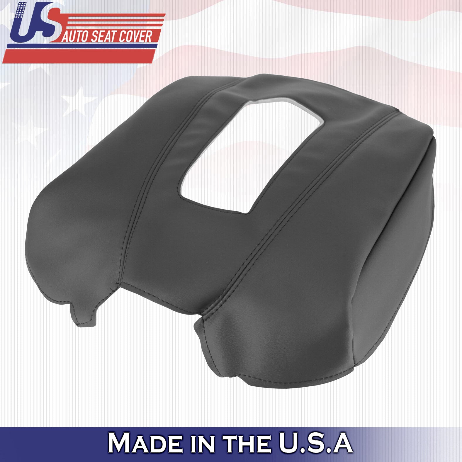 2015-2020 Cadillac Escalade-Leather Center Console Lid Cover-Armrest Compartment