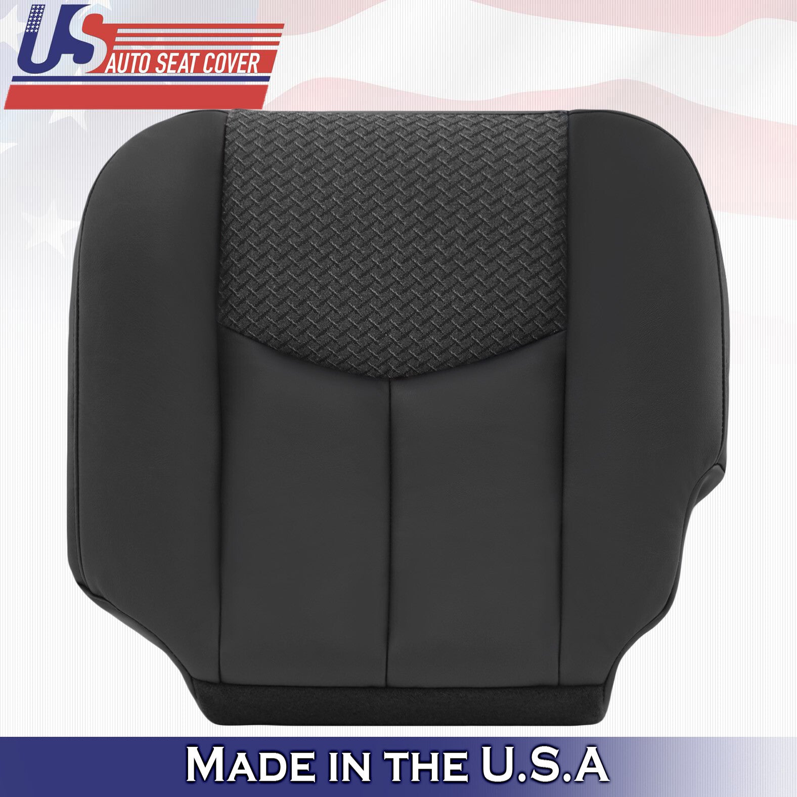 Chevy Avalanche 1500 2500 LT DRIVER Bottom Leather/Cloth Cover DK Gray 2003 2004