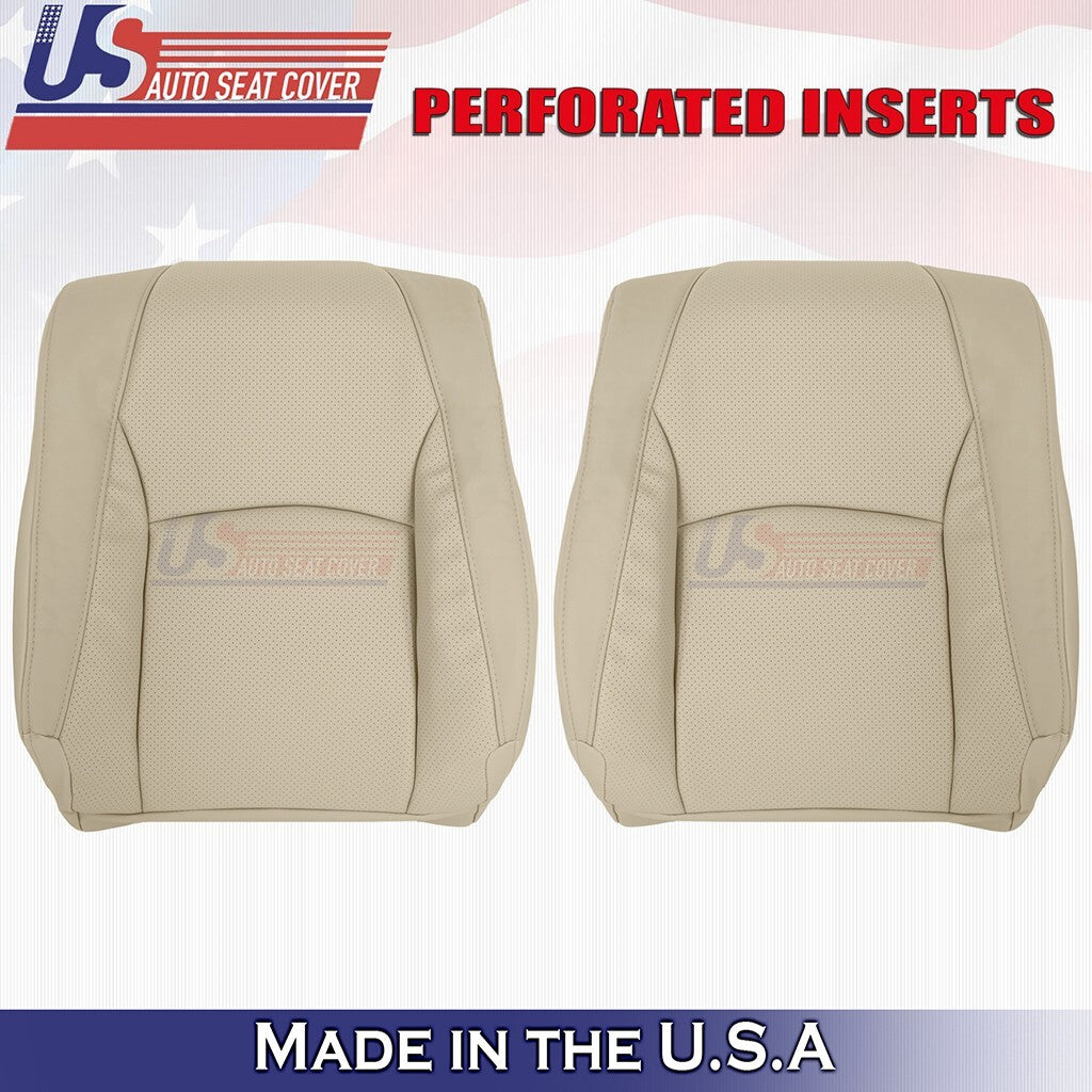 2003 to 2009 Fits Lexus RX330 Driver &Passenger Tops Synthe Leather Cover Tan