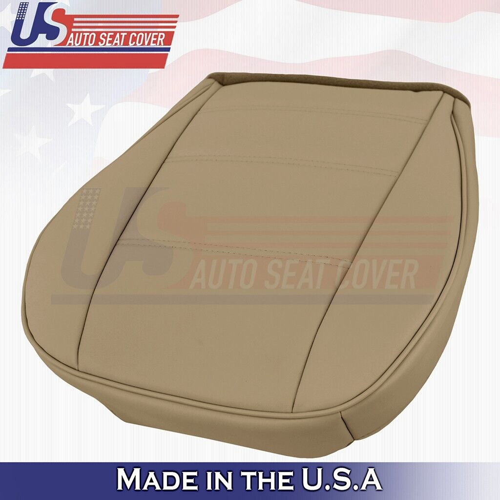 1999-2004 FOR Ford Mustang V6 Passenger Bottom & Top Genuine Leather Cover Tan